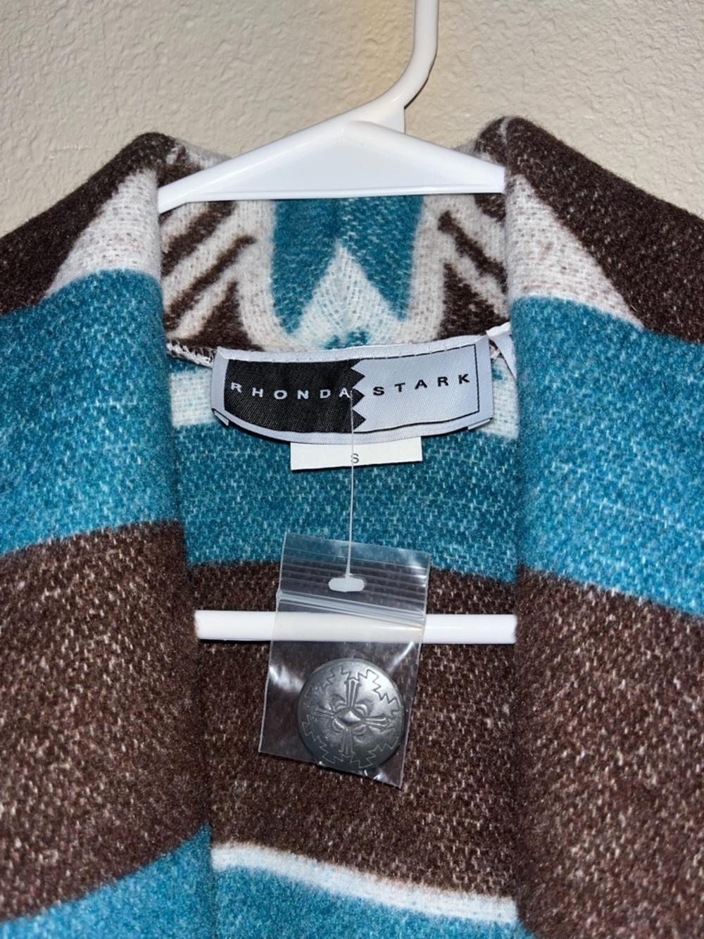 Aztec Pattern Open-Front Cardigan - Picture 11 of 11